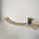 thumbnail image 5 of Puente de Gato para Gatos de Interior de Gato Estante de Gato Montado en La Pared de Salto Hamaca Puente Escalera de Gato para Kitty Yuyangstore Puente del gato, 5 of 8
