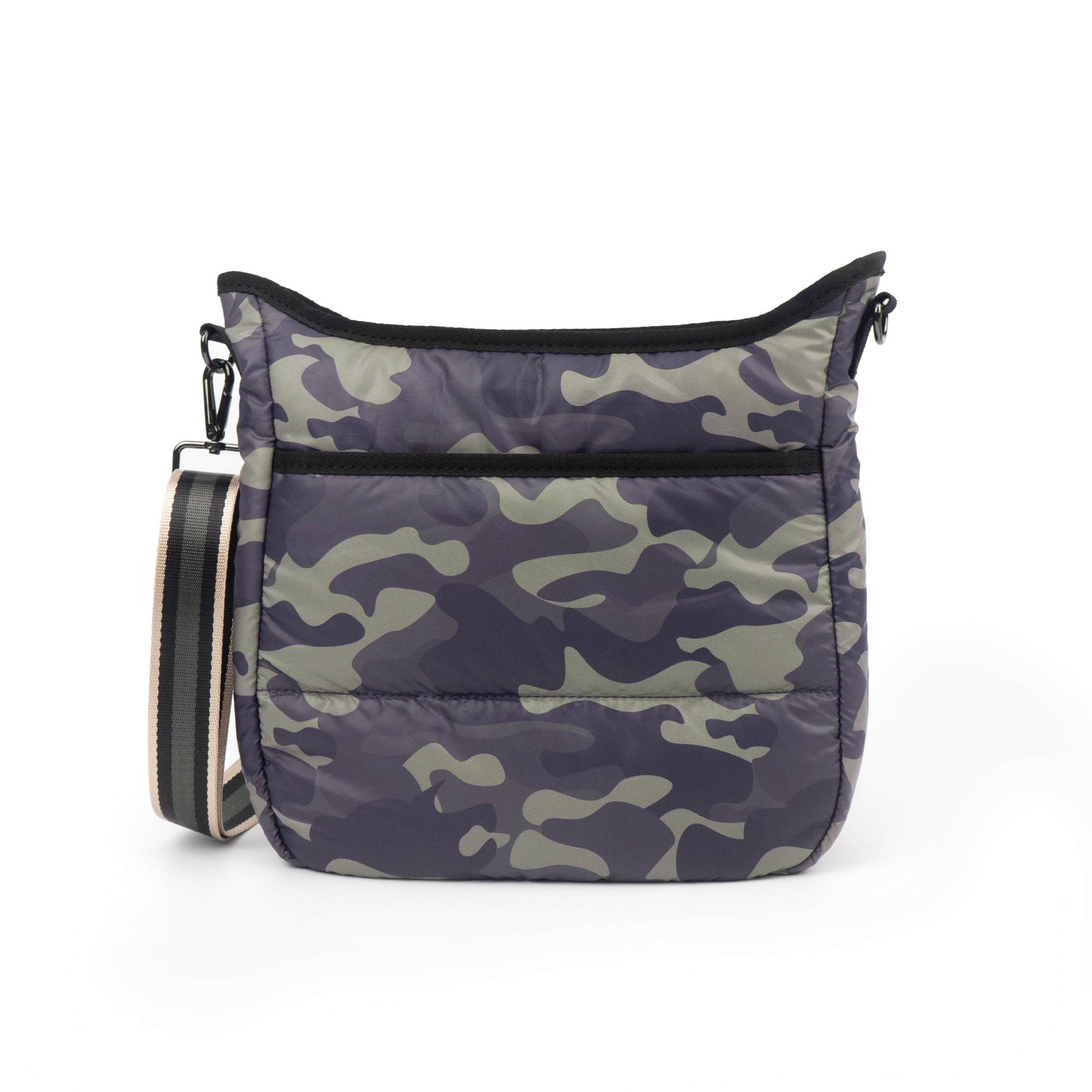 The Carina Puffer Crossbody Camo