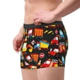 thumbnail image 4 of Balery Construction Truck Men's Boxer Briefs, Soft and Breathable Cotton Underwear with nylon Waistband-Medium, 4 of 9
