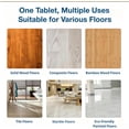 thumbnail image 5 of Multiple Effect The Floor Clean Sheets, Multi Effect Floor Cleaner Sheets for Hardwood Tile Laminate Floor, Fast Dissolving Mop Cleaning Tablets, No Residue Multi Surface Cleaning Solution, 5 of 7
