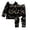 Black-B, variant on Miaoju Cotton Halloween Pajamas for Front Cute Graphic Print Top and Pant Sleepwear with Pockets Loose Home Clothes 2 Piece Cotton Pajama Outfits