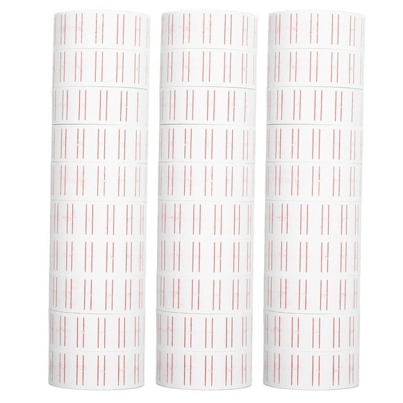 Labels Price Stickers,30 Rolls 15000Pcs Labels Price Tag Label Paper Price Gun Labels Solid Performance