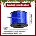 thumbnail image 3 of 100 Yards Blue Crimped Curling Ribbon Balloon String, Shiny Metallic Ribbon Roll for Gift Wrapping for Birthday Party Festival Art Craft Decor Florist Flowers Decoration, 3 of 4