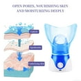 Puseky 240V Portable Facial Steamer, Nano Face Steamer Warm Mist Home