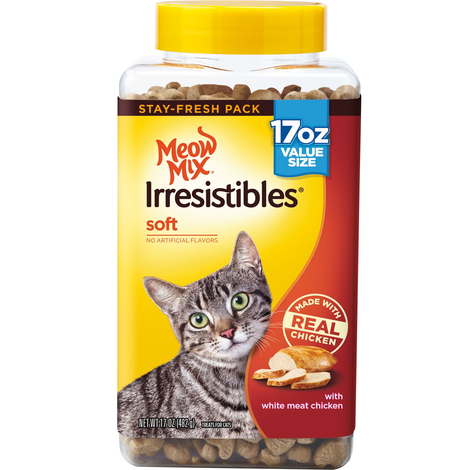 Meow Mix Ocean Explosion 2.1oz Cat Treats Real Tuna Ocean Fish Flavor Pack of 2 Walmart