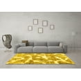 thumbnail image 3 of Ahgly Company Indoor Rectangle Abstract Yellow Modern Area Rugs, 4' x 6', 3 of 4