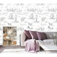 thumbnail image 3 of MuralsPrint Toile de Jouy Peel and Stick Wallpaper  Roll Size 10'L x 24''W, 3 of 3