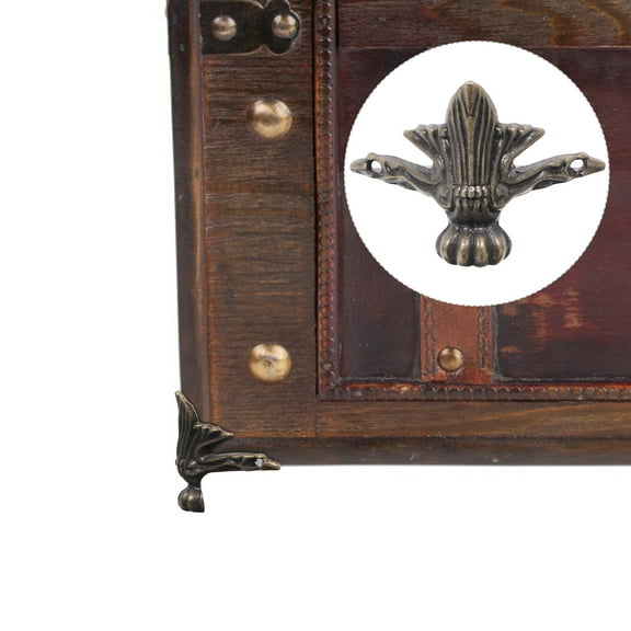bun feet 20pcs Jewelry Box Feet Antique Zinc Alloy Box Legs for Wood Case Jewelry Chest Decor