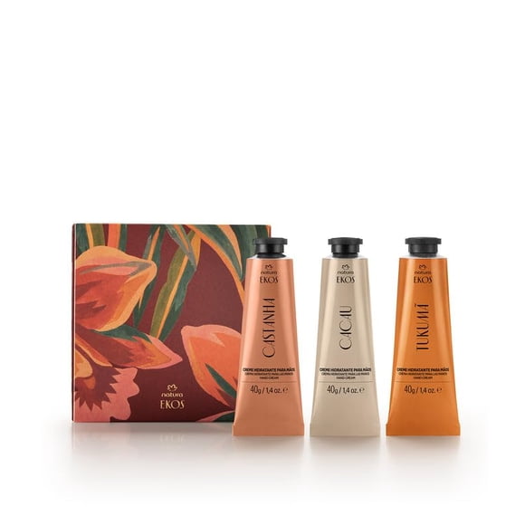 Set de regalo para tríos de crema de manos Natura Brazilian Beauty 120 ml