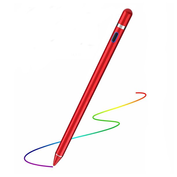 YP0001 Active Stylus Pen para iOS Android Teléfono Tablet Pantallas táctiles (Rojo)