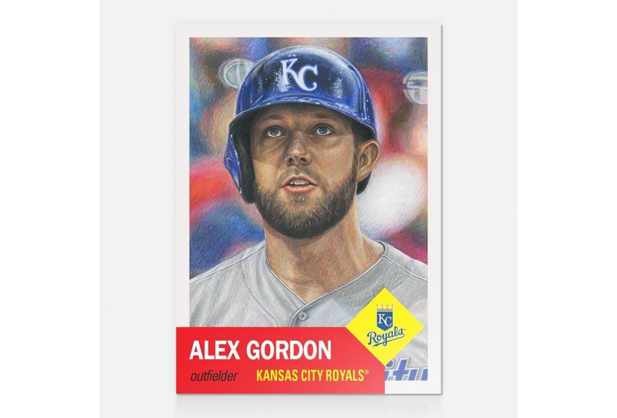 Alex Gordon Kansas City Royals 2017 Major League Baseball 4x6 Postcard Series 1 