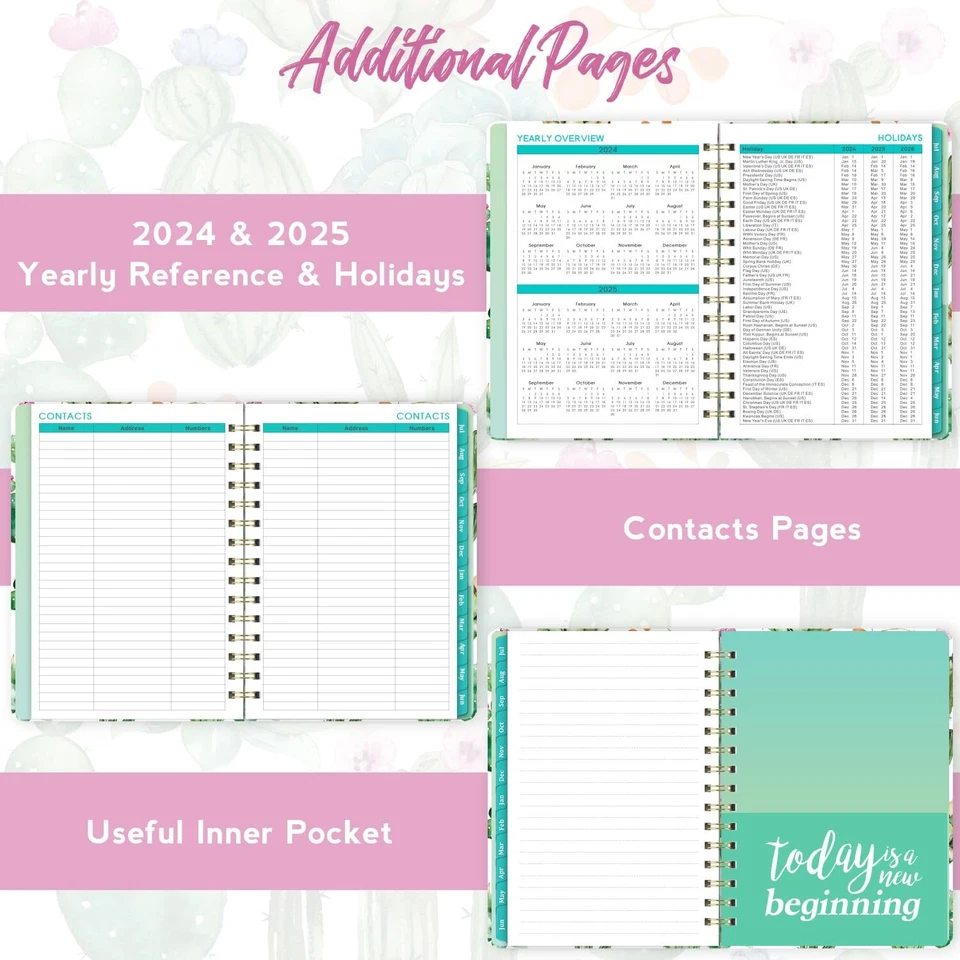 2024-2025 Planner - Planner 2024-2025, Weekly And Monthly Planner, Jul 2024 -...