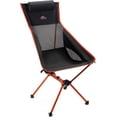 thumbnail image 1 of Silla de Campamento Cascade Mountain Tech SCMT665271 Ultraligera con Bolsa de Transporte Soporta 112 Kg Negro Cascade Mountain Tech SCMT665271, 1 of 2