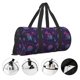 thumbnail image 3 of Fotbe Purple Dreamcatcher1 Bolsa Deportiva de Lona Plegable con Estampado, Bolsa de Gimnasio con Bolsillo Seco/Húmedo, Bolsa de Viaje Ultraligera de Gran Capacidad, 3 of 6