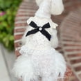 thumbnail image 5 of Lace Edge Dog Dress - Bowknot Pullover Summer Princess Cosplay Costume for Outdoor Adventures, 5 of 8