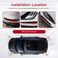 thumbnail image 5 of 2 uds parche anticolisión Universal tira protectora de parachoques embellecedor Protector de parachoques antiarañazos para coches SUV camioneta, 5 of 5