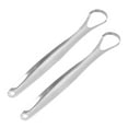 thumbnail image 4 of Tongue Cleaner, 2 Pieces of Stainless Steel Tongue Scraper, Portable and Reusable, Effective Against Bad Breath, Convenient for Daily Oral Care and Breath Freshening, 4 of 8