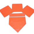 thumbnail image 1 of Sport Supply Group 1235623 Bases à Jeter-5 Pcs - Orange, 1 of 1