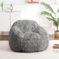 thumbnail image 2 of QinaQin Sillón puff grande para adultos con relleno de espuma, ultra suave y cómodo, ideal para sala, recámara, lectura y momentos de descanso, 2 of 7