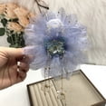 thumbnail image 6 of Elegant Mesh Petal Hair Claw Clip With Soft Fabric Trim, Secure Hold Hair Accessory For Women Girls Everyday Styling, 6 of 6