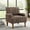 Coffee, variant on Villeston Floral Accent Chair With Nailhead Trim for Living Room,Blue