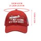 thumbnail image 4 of Baseball Hat Adjustable Classic Low Hat Unconstructed Printing Men Women Soft-top Solid Color Washed Baseball Cap Curved Hat Spring And Summer Sun Hat, 4 of 9