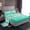 Green, variant on Castle Fairy Gradient Rainbow 4-Piece Full Size Sheets,Starry Sky Bed Sheets,Watercolor Artwork Lightweight Sheet Sets,Luxury Ombre Bedroom Decor