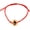 red cord, variant on 18K Solid Yellow Gold Hamsa over mother of pearl Brown or Red cord Bracelet