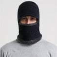 thumbnail image 1 of Men and Women Winter Ear Cold Plush Neck Thickened Knitted Hat, 1 of 3
