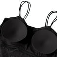thumbnail image 4 of Mallwal Running Bras for Women High Impact No Underwire Bra Feature V-Neck Strapless Bra Style W-8 Hook and Eye Closure Padded Bra Black M, 4 of 4