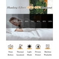 thumbnail image 4 of Tropical Plants Black Out Curtains 63 Inch Long, Room Darkening Draperies Curtains Panels, Summer Botanical Animals Flowers Leaves Thermal Insulated Curtain for Bedroom Living Room 52"x63" 2 Panels, 4 of 8
