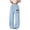 Light Blue, variant on UACY Girls Bow Sweatpants Baggy Wide Leg Sweat Pants with Pockets Elastic Waist Mid Rise Teen Casual Cute Kids (Hot Pink, 5-6 Years)