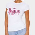 thumbnail image 2 of The Beatles - Camiseta Silueta para Adultos Unisex (Blanco), 2 of 3