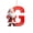 G, variant on E Christmas Letter Pendant For Tree Decor 8Cm Size E Letter For Custom Ornaments Acrylic Construction