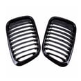 thumbnail image 2 of Parrillas Delanteras De Coche, Parrilla De Riñón Negra Brillante Para Bmw 3-Series E46 Sedan 1998-2001 1 Par Vogacara VI007110-00, 2 of 7
