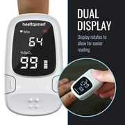 Healthsmart Digital Fingertip Sport Pulse Oximeter, Fast Results, FSA Eligible, Easy-To-Read LED Display, Auto-Shutoff
