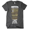 thumbnail image 2 of Nevada Beer Shirt - Dark Heather Gray, Small | Typography Print Beer Lover Gift for Men, 2 of 2