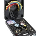 thumbnail image 1 of LICHAMP AC R1234YF R134A Gauge Set, Automotive 4 Valve Manifold Gauge Compatible with R1234YF and R134A Refrigerants, Works on Car Freon Charging and Evacuation, 1 of 4