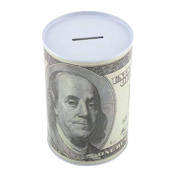 ACDANC 2026 New Tin Money Piggy Bank Savings 6.5" Coin Jar Box Saver,For Kids,Home Use,Desk,Bedroom,Office,Gift