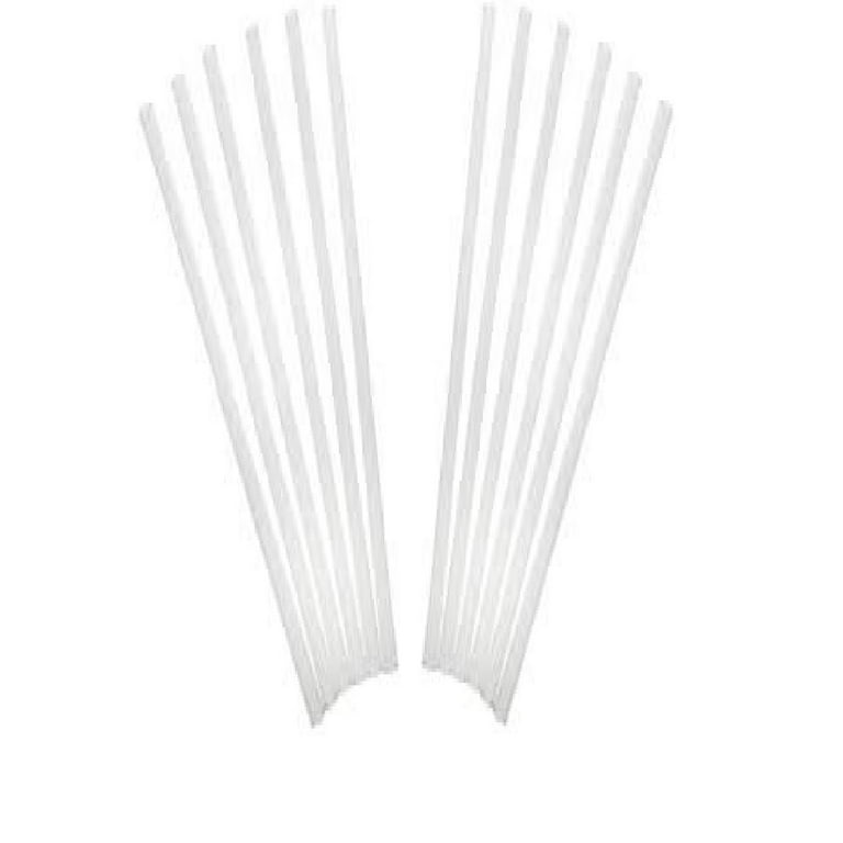 Disposable Drinking Straws by WOW Plastic 250 Pack of Plastic Straws Clear  Drinking Straws for Hot and Cold Beverages – Premium Straw – 7 ¾-Inch Long