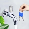 thumbnail image 4 of Vett 2x Anti-theft Faucet Water Tap With Lock Key Alloy Key Switch Faucet Bibcocks For Kitchen Outdoor G, 4 of 5