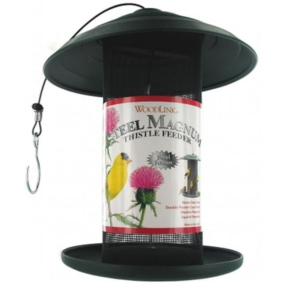 Woodlink Audubon Series Green Steel Magnum Thistle Feeder - WLSTMAG4GRT
