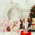 thumbnail image 4 of PAMINGONO Nutcracker Set Pink Wooden 4Pcs 4.72X1.38X1.38in, 4 of 6