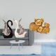 thumbnail image 2 of Elegante Juego De Figuras De Cerdo Cisne, Esculturas De Animales De Cerámica Y Resina Para Escritorio, Estante, Aniversario, Decoración Moderna Coleccionable Para El Hogar, Centro De Mesa., 2 of 8