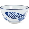 thumbnail image 2 of Abbott Collection 27-BLUEFISH-198 Dip/Sauce Bowl, 3", White/Blue, 2 of 2