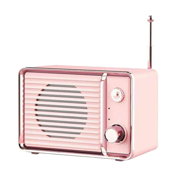 Pisexur Electrónica para Hombres DW01 Audio Inalámbrico Bluetooth Portátil para Exteriores Estilo Retro Creativo Regalo Emocional TV Altavoz Inalámbrico Bluetooth Electrónica para Niños, Organizador