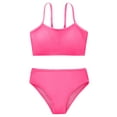 thumbnail image 4 of Uccdo 7-16T Girls Summer Swimsuits, Teenager Big Girls Solid Bikinis Bathing Suit, 2 Pieces, Size 8-13 Years, 4 of 7