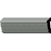 Ekena Millwork 3 1/8"H x 7/8"P x 94 1/2"L (1 1/8" Repeat) Eris Key Chair Rail