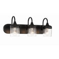 thumbnail image 3 of 58103-FB Craftmade Lighting Wrenn - 3 Light Bath Vanity-9.13 Inches Tall and 24 Inches Wide-Flat Black Finish, 3 of 4