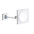 thumbnail image 1 of Personal Makeup Mirrors 5X Acrylic Mirror Led With Light Makeup Mirror Folding Wall Hanging Beauty Mirror Bathroom Retractable Square Mirror ,Widely Use, 1 of 4